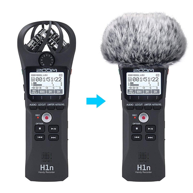 SUNMON H1N Microphone Windscreen Muff Suitable for Zoom H1n Handy Portable Digital Recorder to Reduce Noise - Image 3